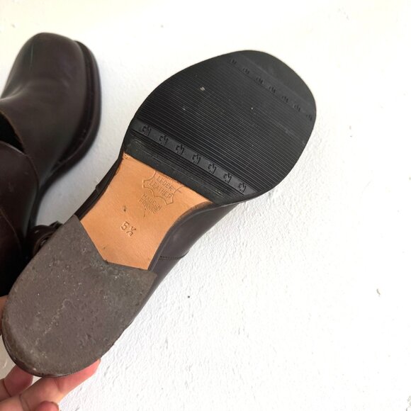 Vintage Stephane Kelian Brown Leather Loafers Made in France 5.5 - Picture 5 of 7